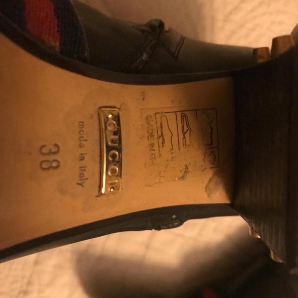 Gucci Leather Marmont bootie Gucci boot - Picture 6 of 6